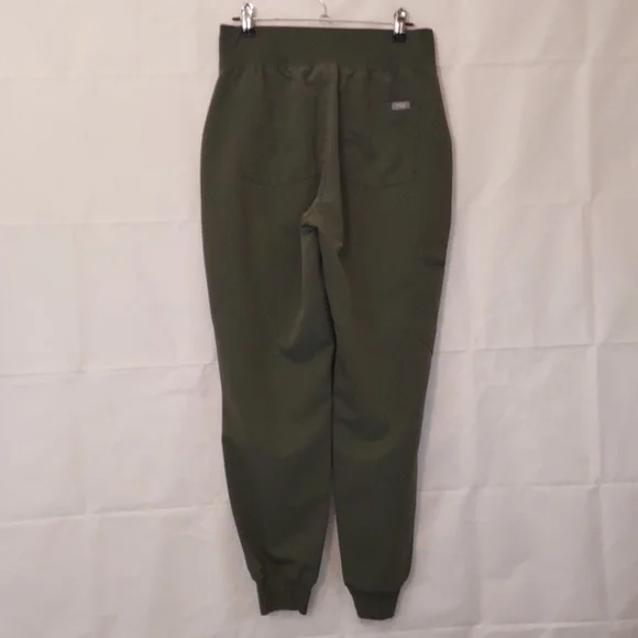 Figs High Waisted Zamora Jogger - Moss - Picture 2 of 12